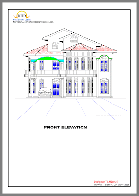Home plan and elevation Home plan and elevation