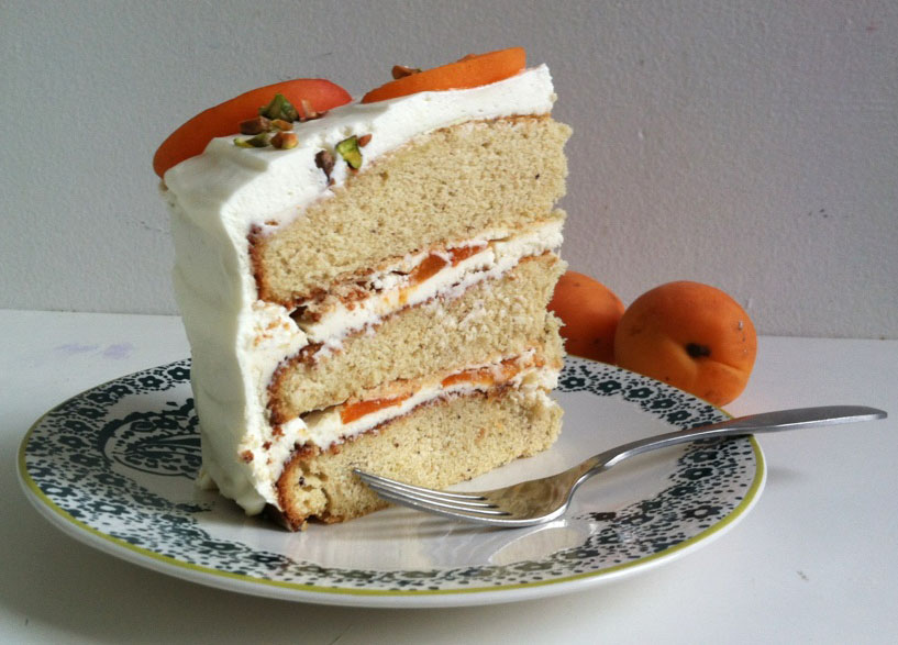 Eat, Run, Read Cake of the Week Pistachio Apricot Cake with