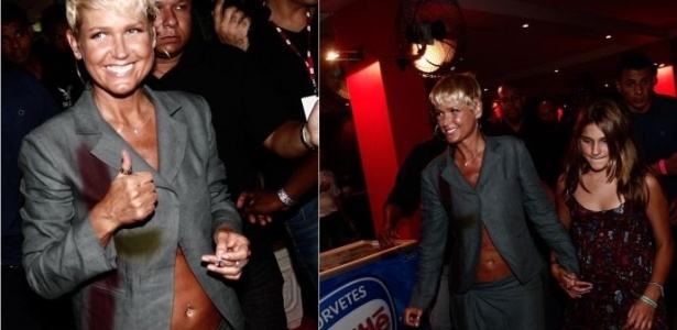 Xuxa+Meneghel+Nua ... XUXA A CONTAR À FILHA SASHA QUE TINHA POUSADO NUA; GAROTA FICOU