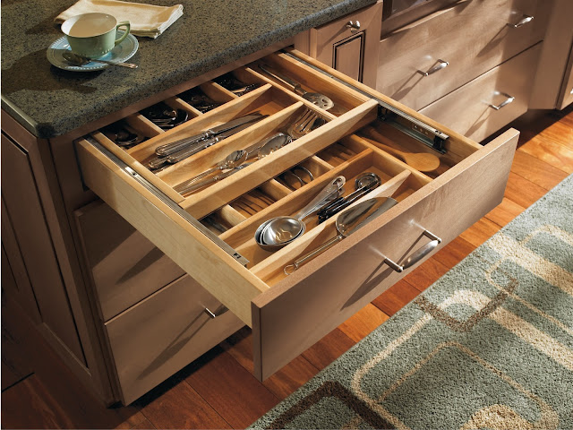 Organized cupboard to hold pots and pans and more :: OrganizingMadeFun.com