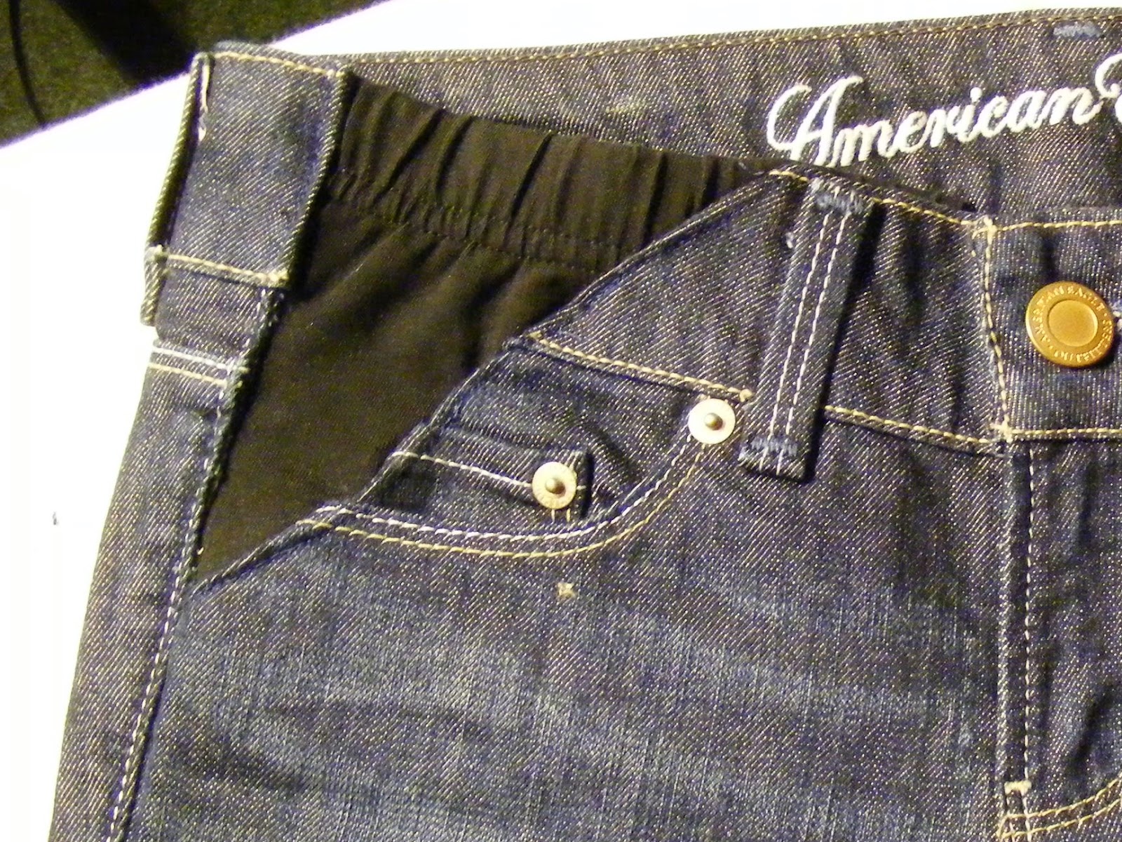 Maternity Makeover How To Turn Regular Jeans Into Maternity Jeans