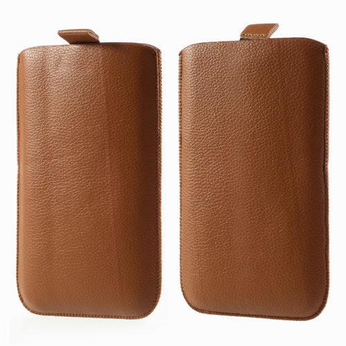 Universal 5 - 6 Inch Leather Pouch Case with Pull Tab for Samsung Galaxy Note 3 N9000 N7100, Size: 15.5 x 9cm - Brown Universal 5 - 6 Inch Leather Pouch Case with Pull Tab for Samsung Galaxy Note 3 N9000 N7100, Size: 15.5 x 9cm - Brown