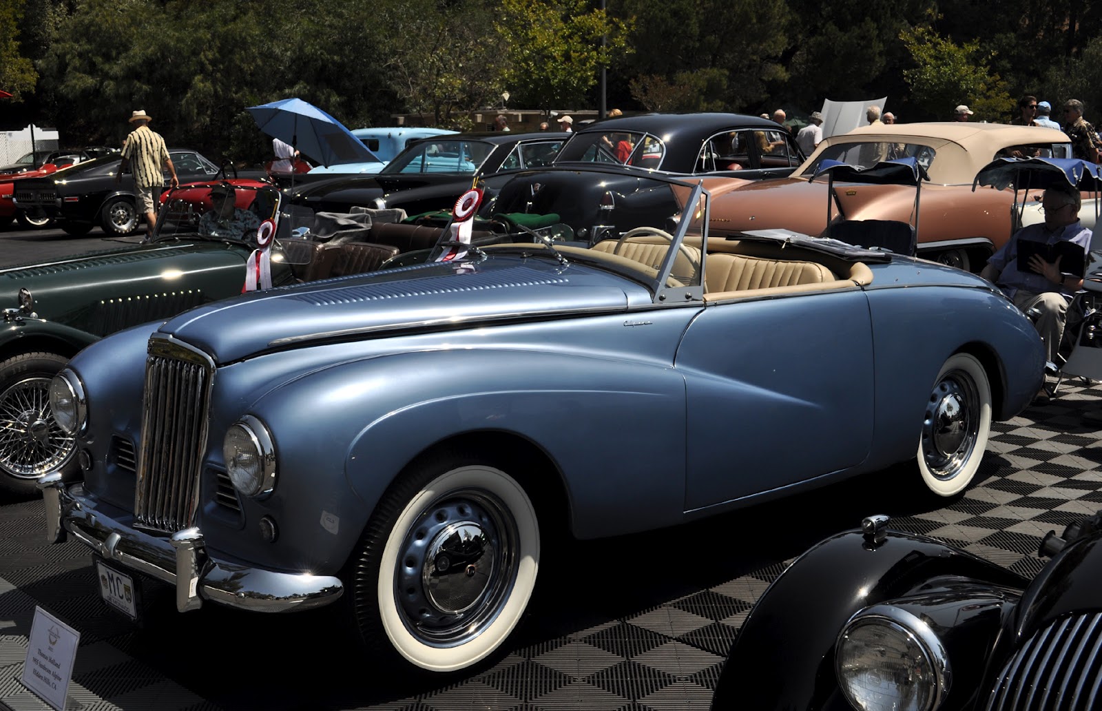 Just A Car Guy 1955 Subeam Alpine, just like the one Grace Kelly drove