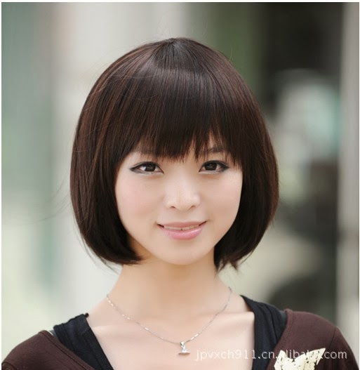 Best Short Bob Hairstyle for chinese Women 2014
