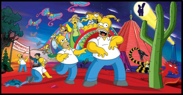 Homer Simpson Tripping