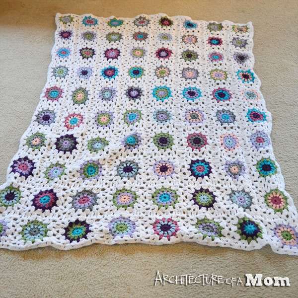 Architecture of a Mom Crochet Circle Blanket