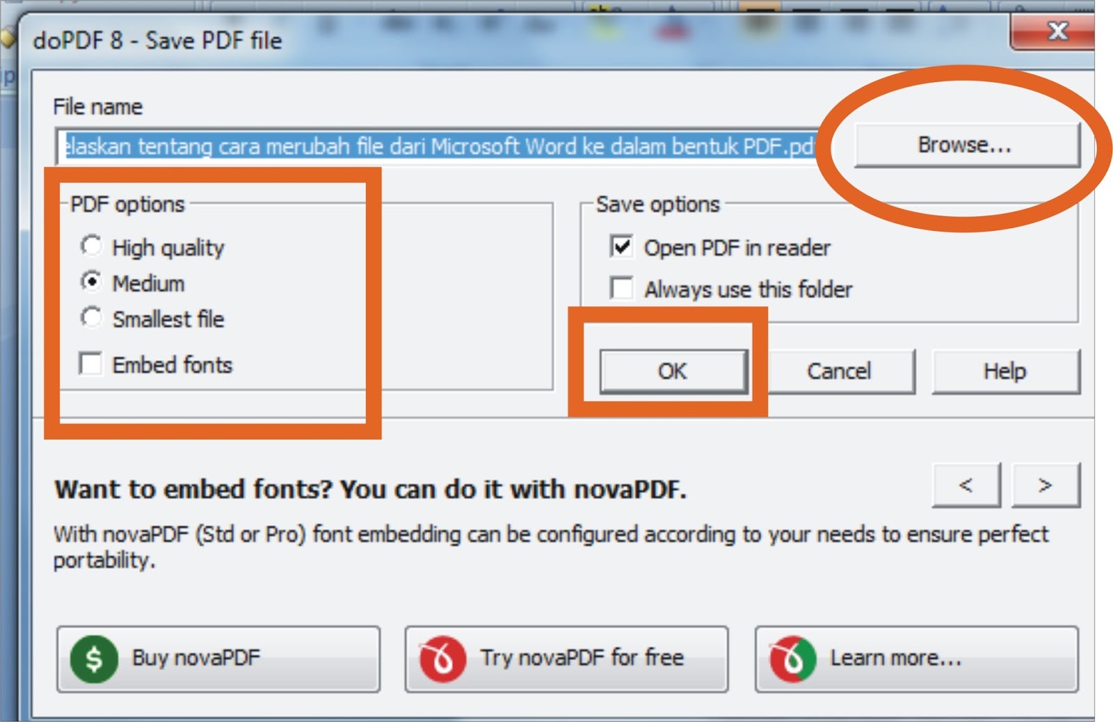 Cara merubah documen word ke PDF dengan mudah | Belajar ...