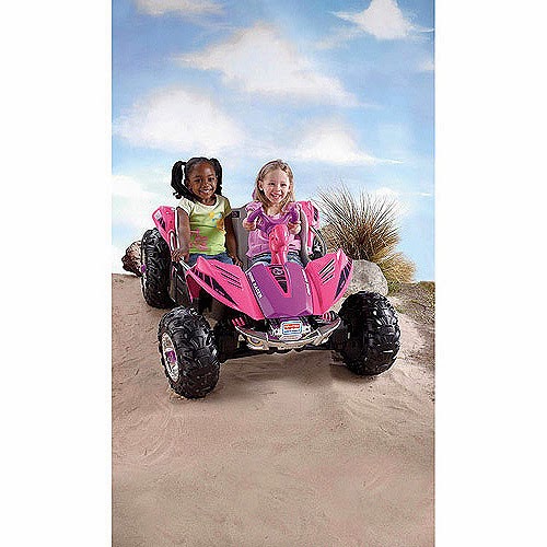 Fisher-Price Power Wheels Dune Racer 12-Volt Battery-Powered Ride-On, Pink