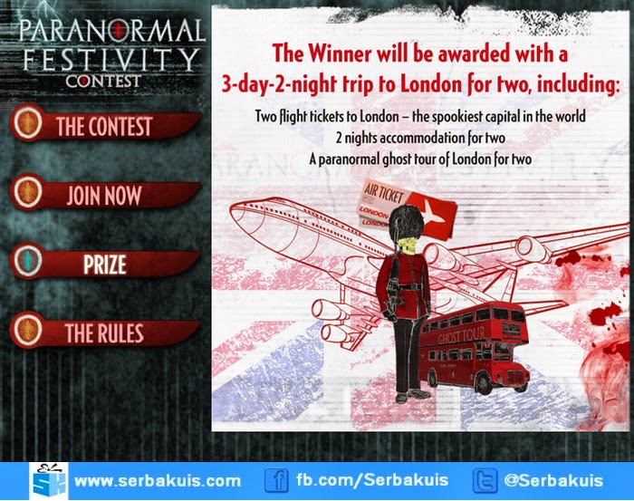 Paranormal Festivity Contest Berhadiah Trip ke London Paranormal Festivity Contest Berhadiah Trip ke London