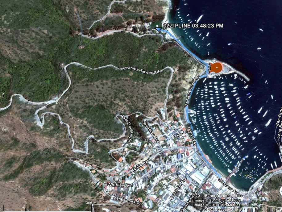 bytemaps Catalina Island Ziplines!