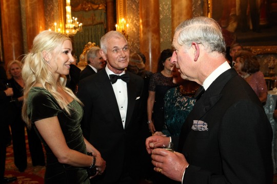 My Favorite Sculptor Richard MacDonald At A Private Event At Buckingham Palace With Prince Charles