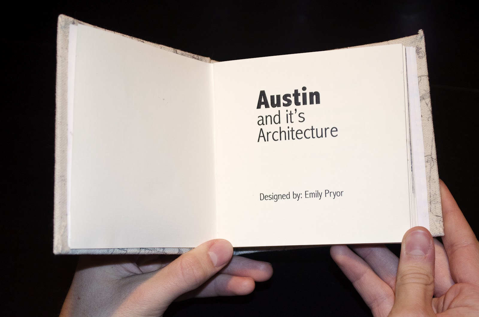 Emily Pryor Design Book Binding Architecture Book