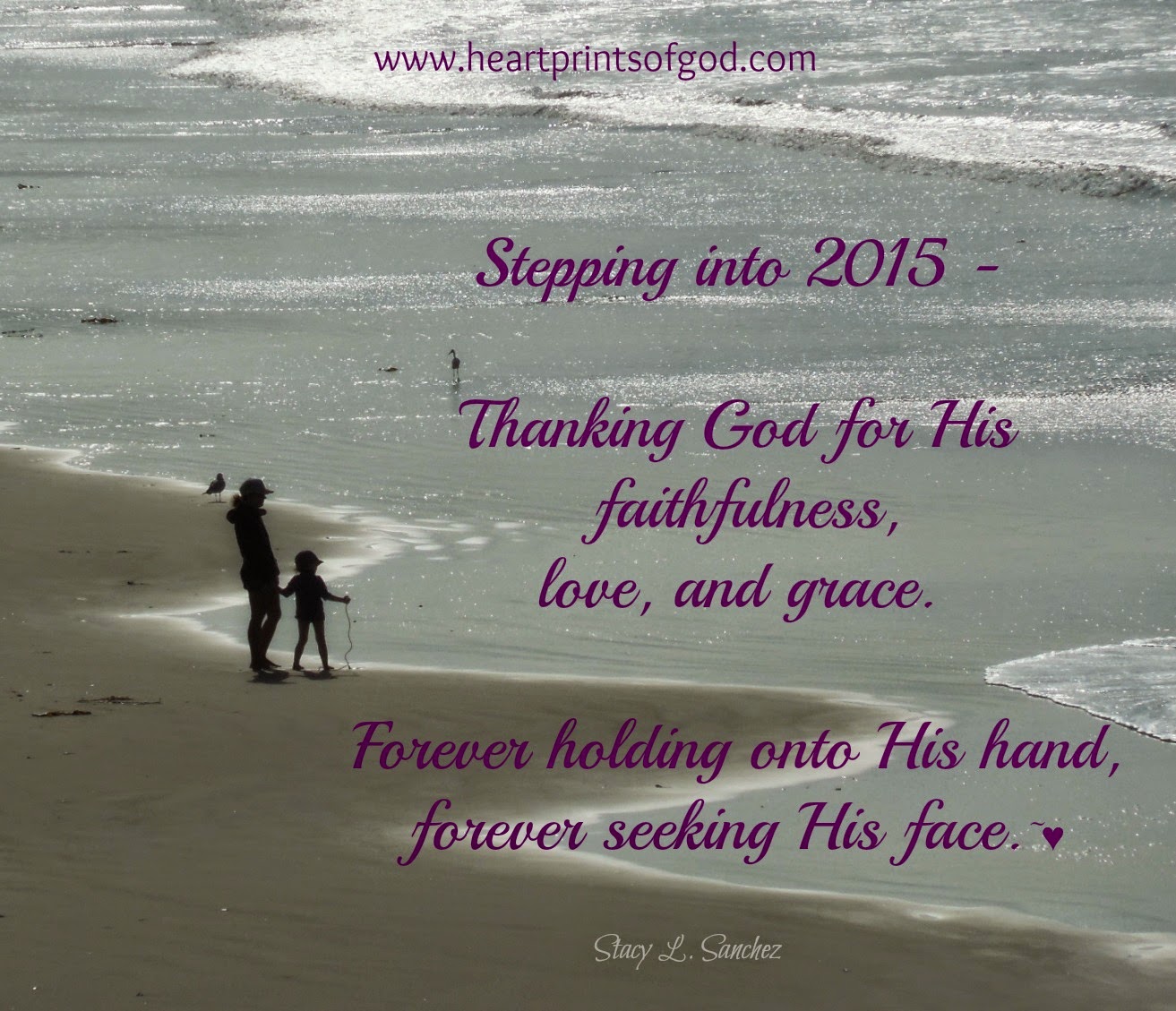 Heartprints of God Stepping Into