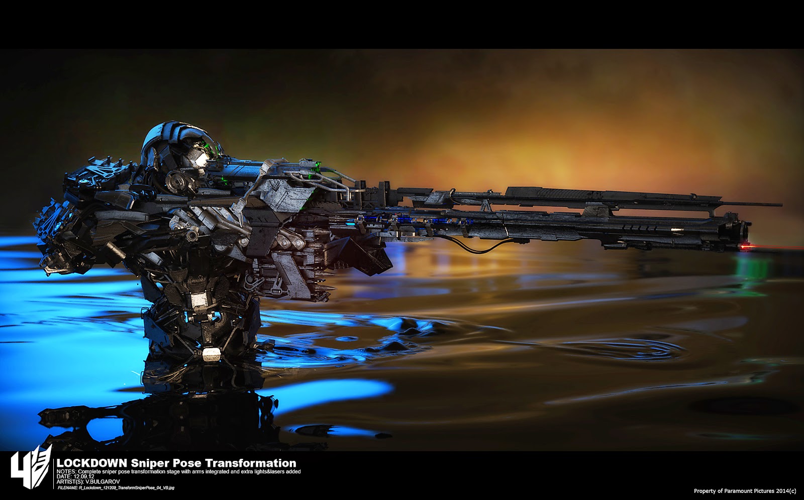 TRANSFORMERS 4 Age Of Extinction Lockdown's Weapon CG Daily News