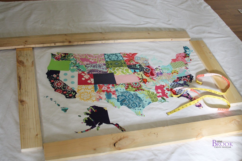 Fabric Wall Map BeingBrook