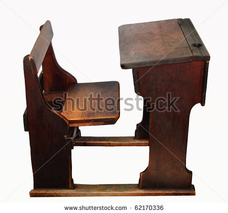 At The Base Of The Mountains The Old School Desk