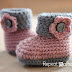 Pin Baby Booties Pattern Crochet Baby Booties Free Crochet Pattern on