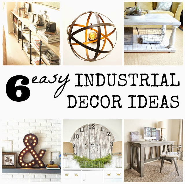 {ChicByTab} 6 Easy Industrial Decor DIY Ideas
