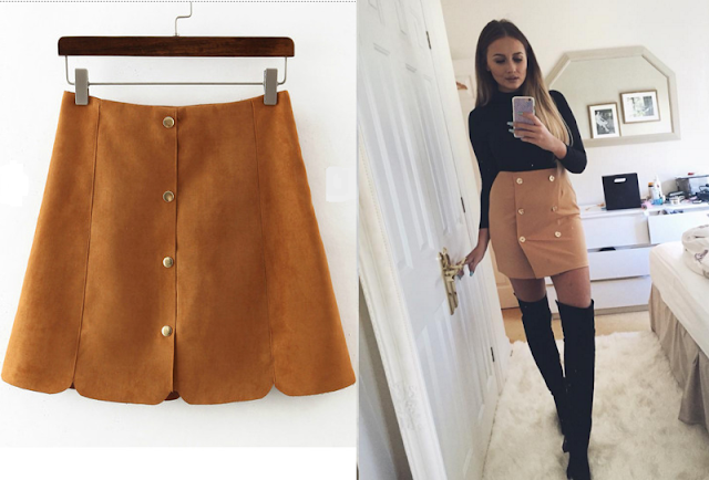 suede skirt outfits