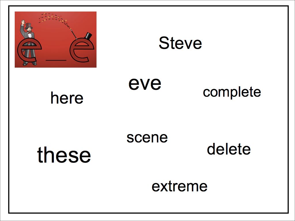 worksheet Ee Words the bd class blog march 2012 this week we are looking at all vowel combinations that make an ee sound today looked e and magic there arent many words have those