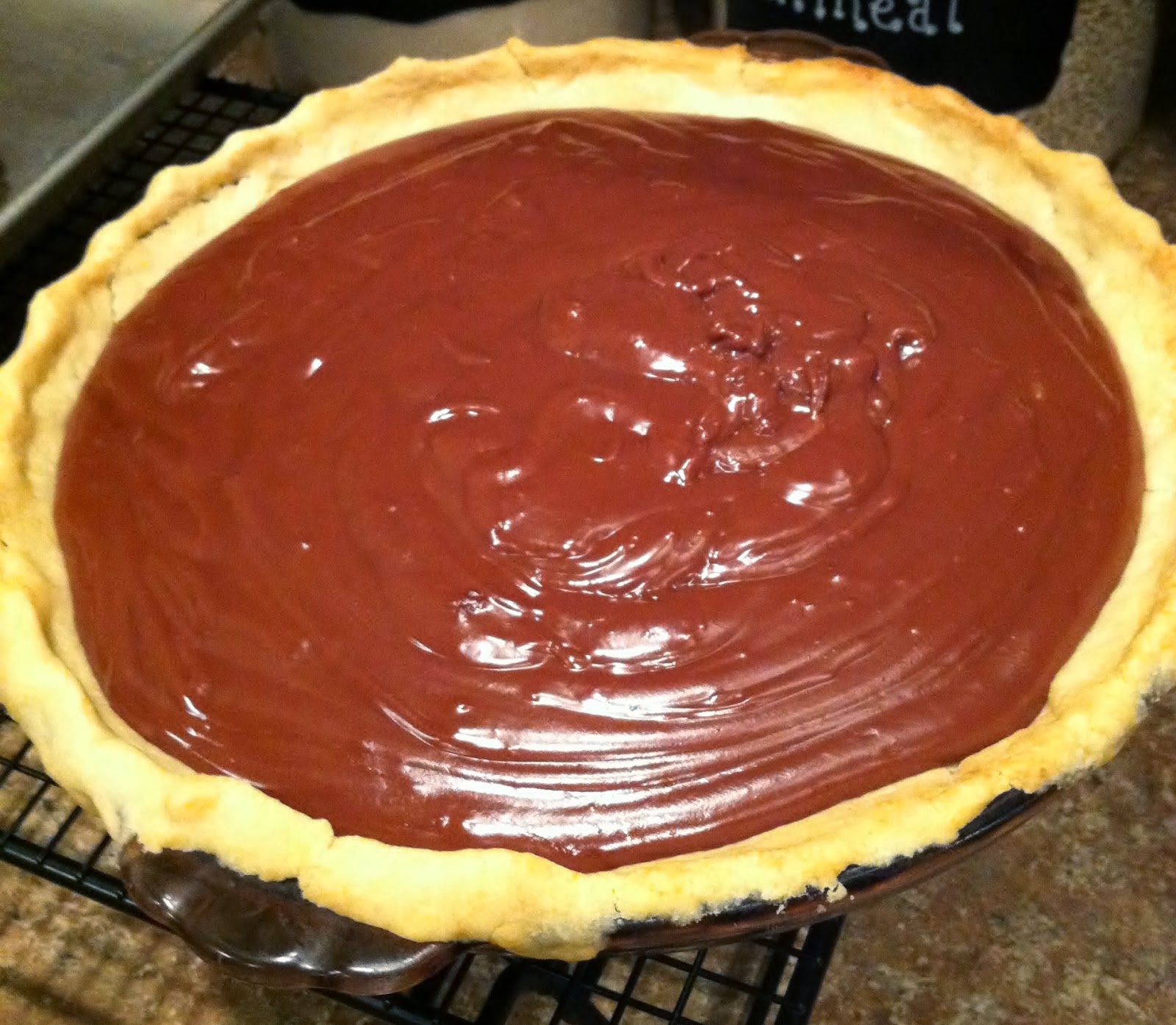 Natural Homemade Living Homemade Chocolate Pie