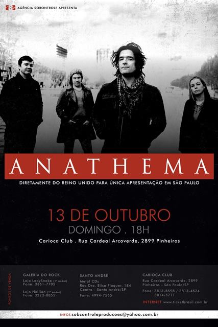 Anathema em São Paulo