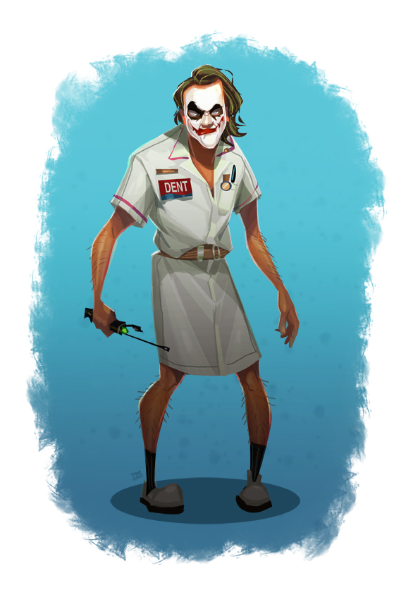 Joker nurse dark knight