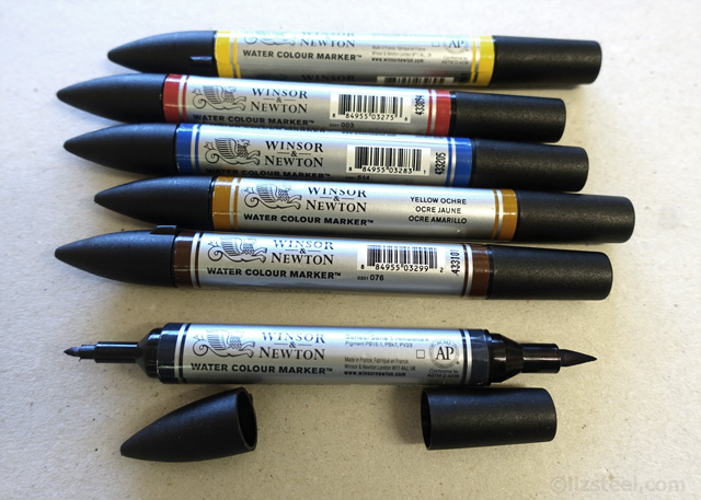 First thoughts: W&N Water Colour Markers - Liz Steel : Liz Steel First thoughts: W&N Water Colour Markers - Liz Steel : Liz Steel