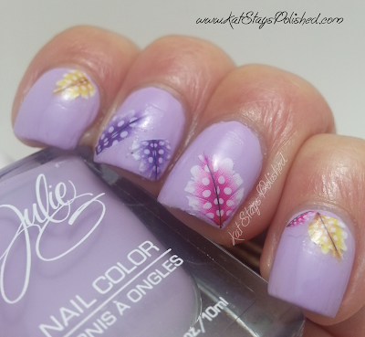 Born Pretty Store - 11-pc Feather Nail Art Water Decals | JulieG Fairytale