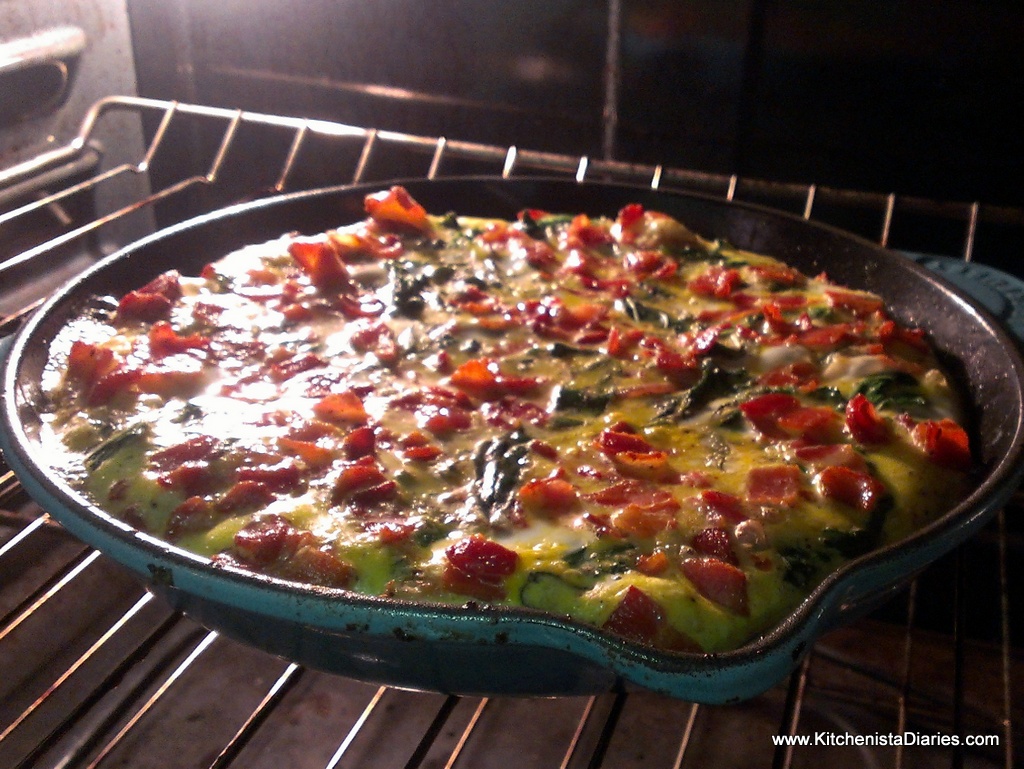 Bacon, Fennel & Kale Frittata with Sweet Potato Crust The Kitchenista