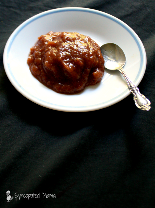 Syncopated Mama Insanely Easy Applesauce (Sugar Free!)