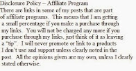 Affiliate Disclosure Statement