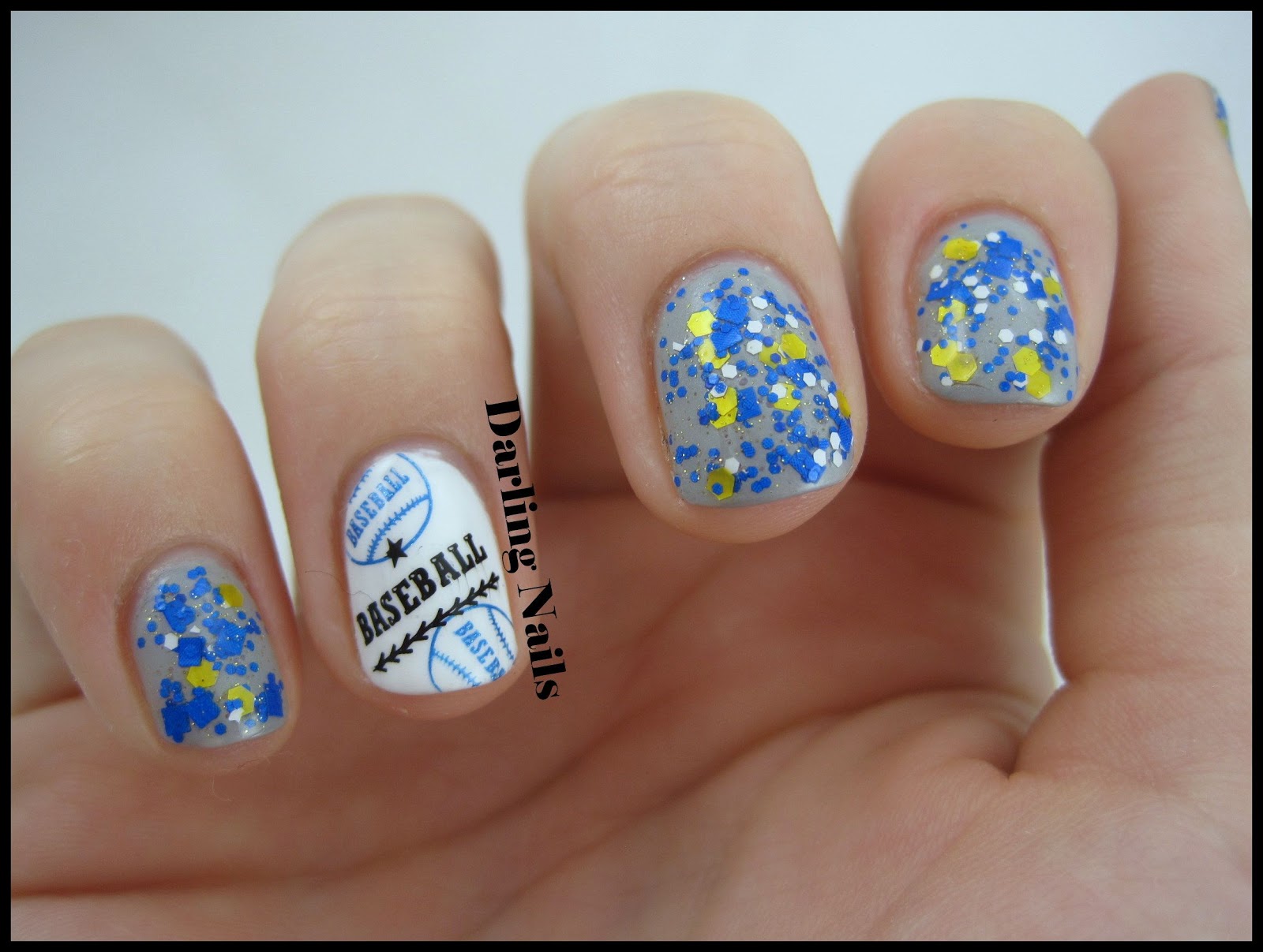 Darling Nails Let's Go Brewers