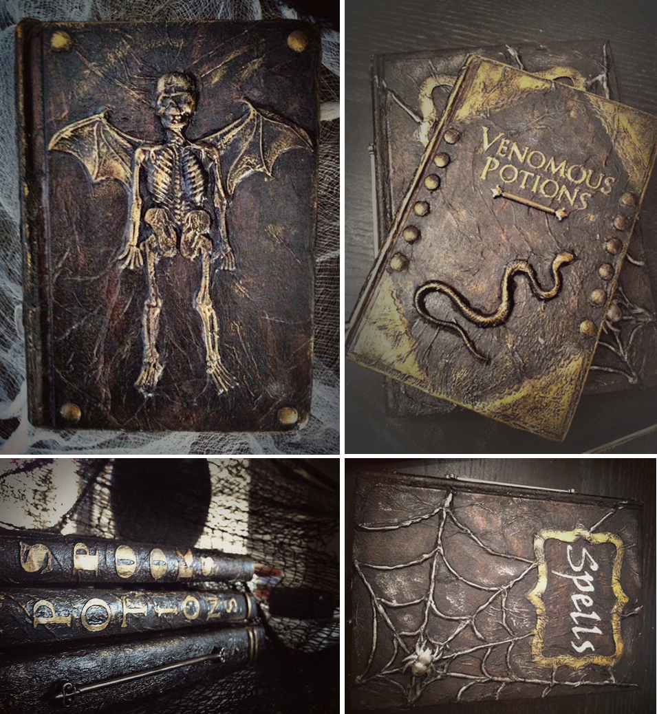 Altered Halloween Books Tutorial, new and improved! Better After