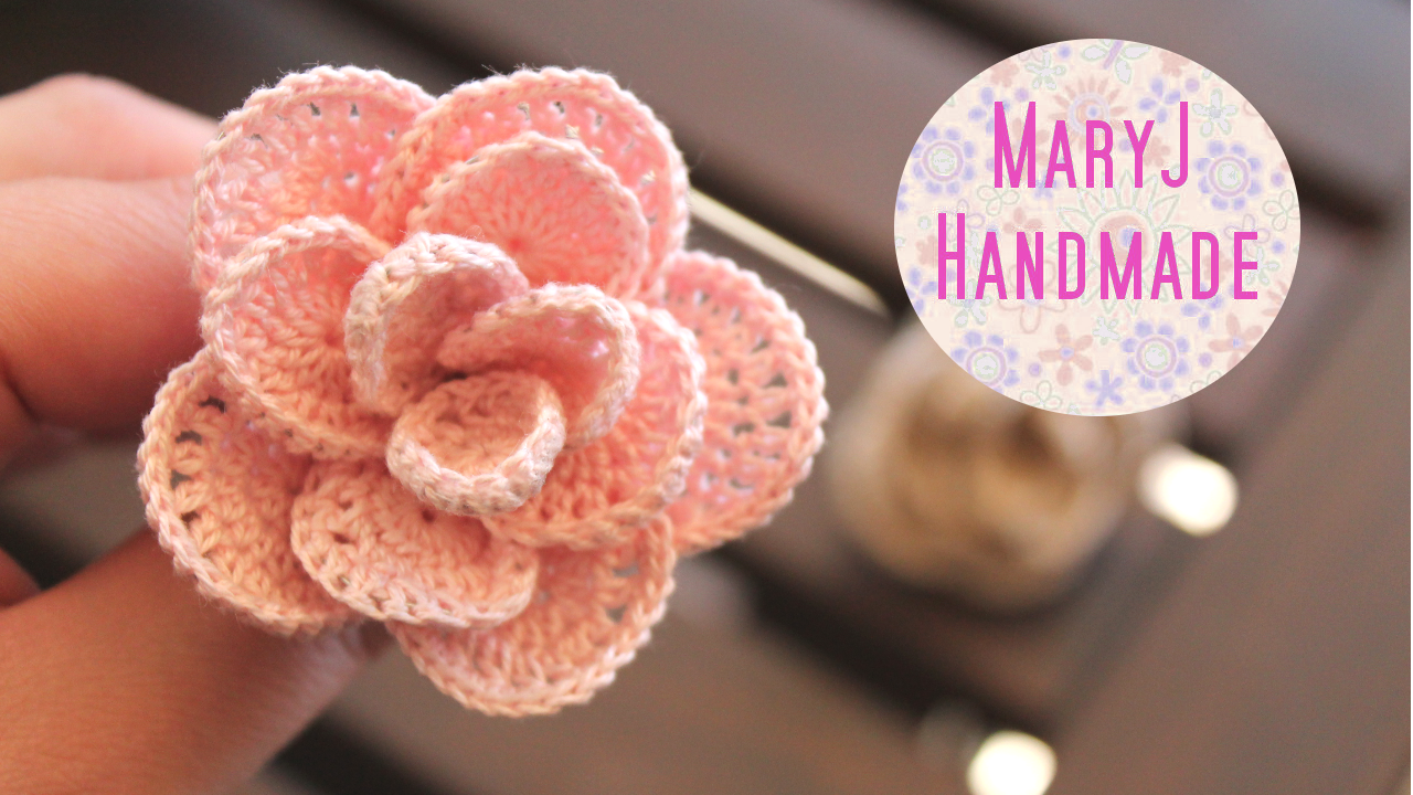 Maryj Handmade Rosa All Uncinetto How To Crochet A Rose