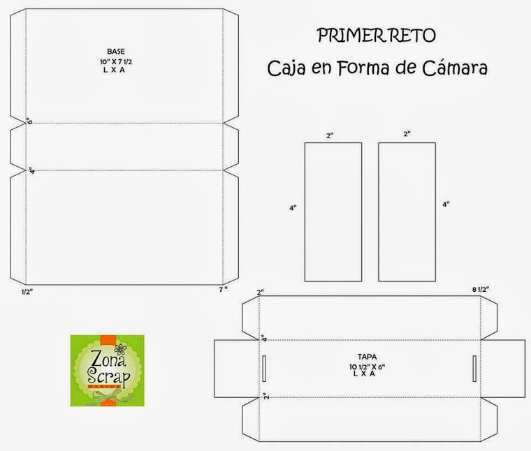Camera shaped box Crafty Little Bee