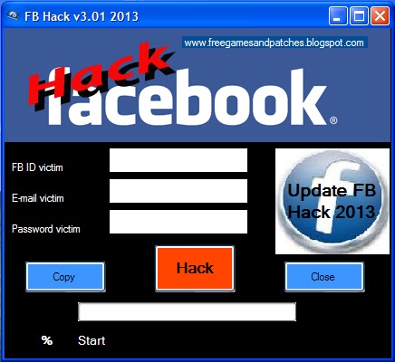Facebook Hack 2013 latest version 3.1 FB Hack 2013 v 3.1 free