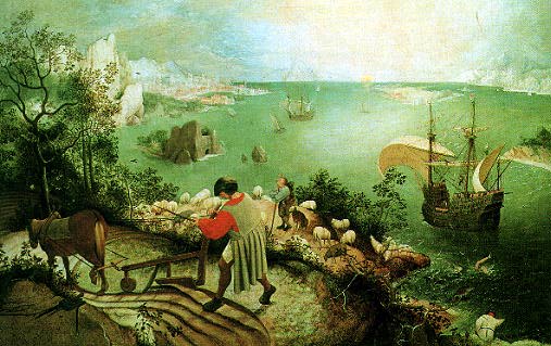 Pieter Brueghel, The Fall of Icarus