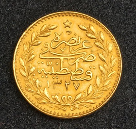 Turkey Gold 25 Kurush Coin