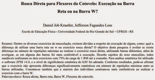 Artigo cientifico fisiologia do exercicio