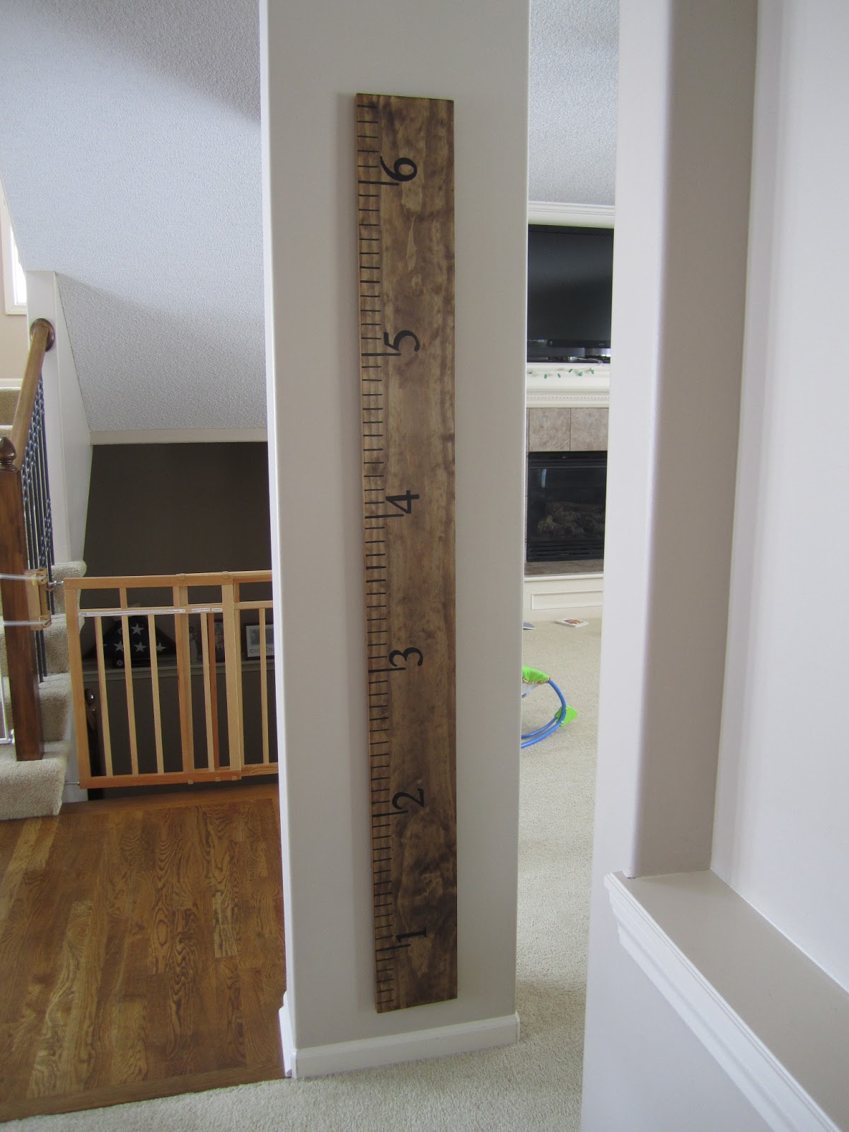 Mrs Mommylicious DIY Giant Ruler Growth Chart