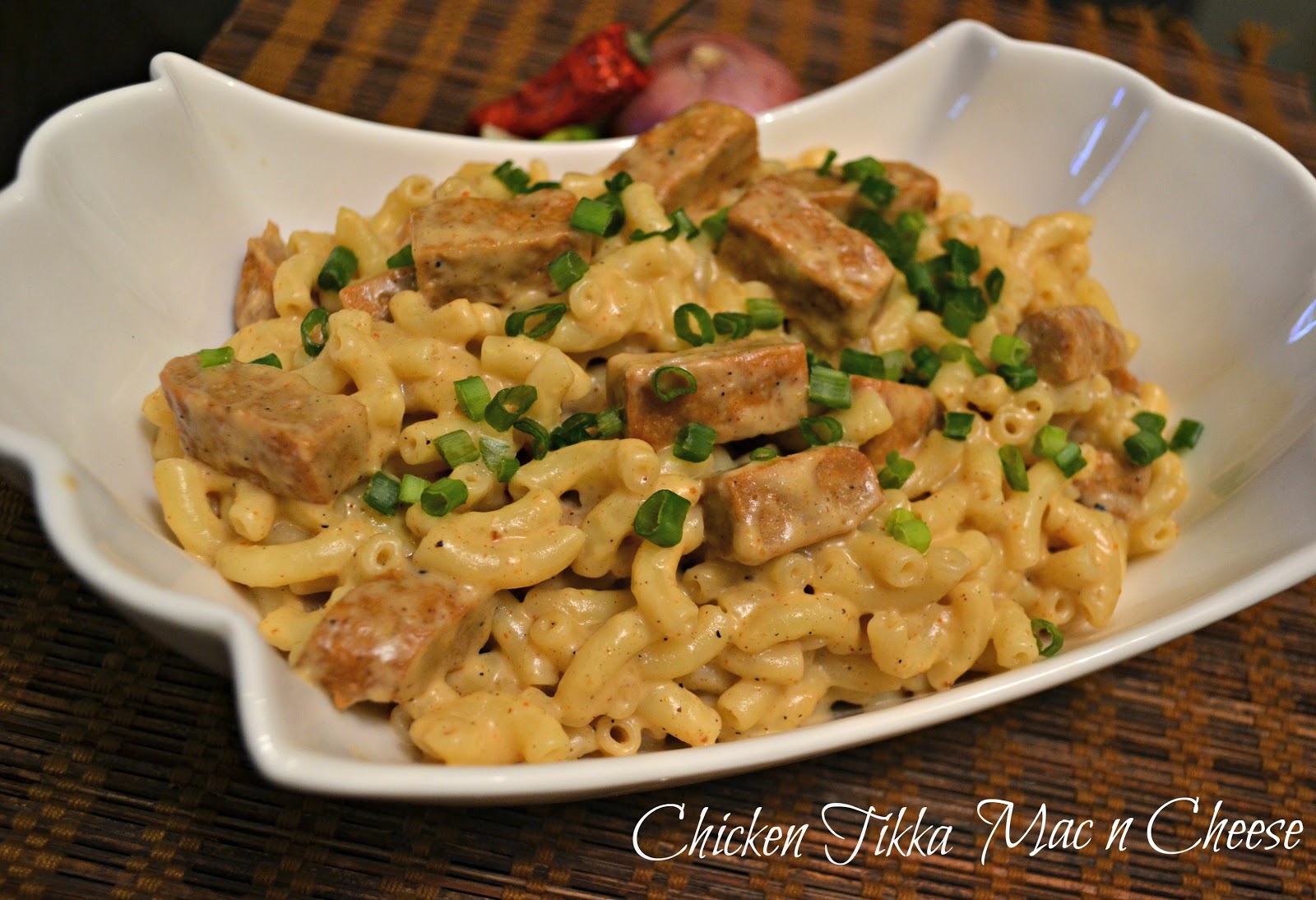 The Recipe Code Chicken Tikka Mac n' Cheese