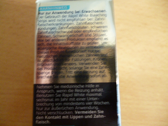 Moni S Blog Bleaching Strips Rapid White Von Dm
