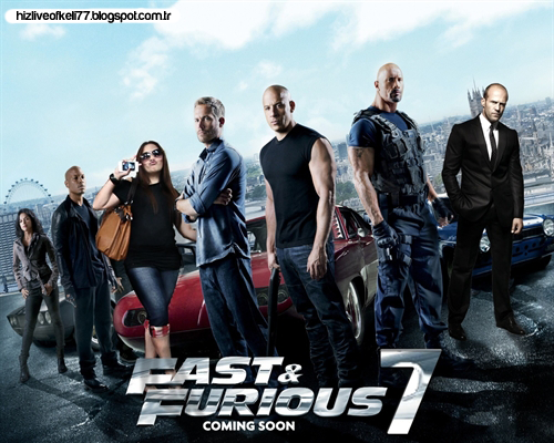 Furious 7 / Öfkeli 7 Film Afişi Furious 7 / Öfkeli 7 Film Afişi