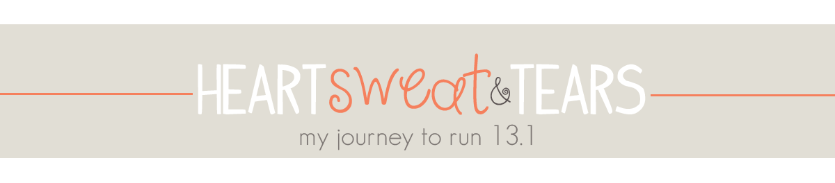 Heart, sweat, and tears! My journey to run 13.1!