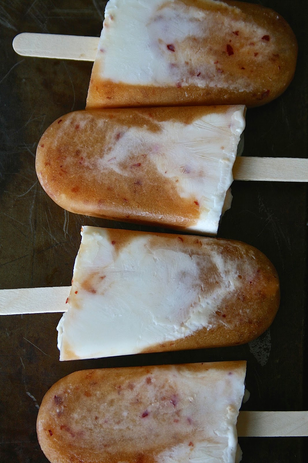 Oregon Transplant Nectarine Yogurt Pops