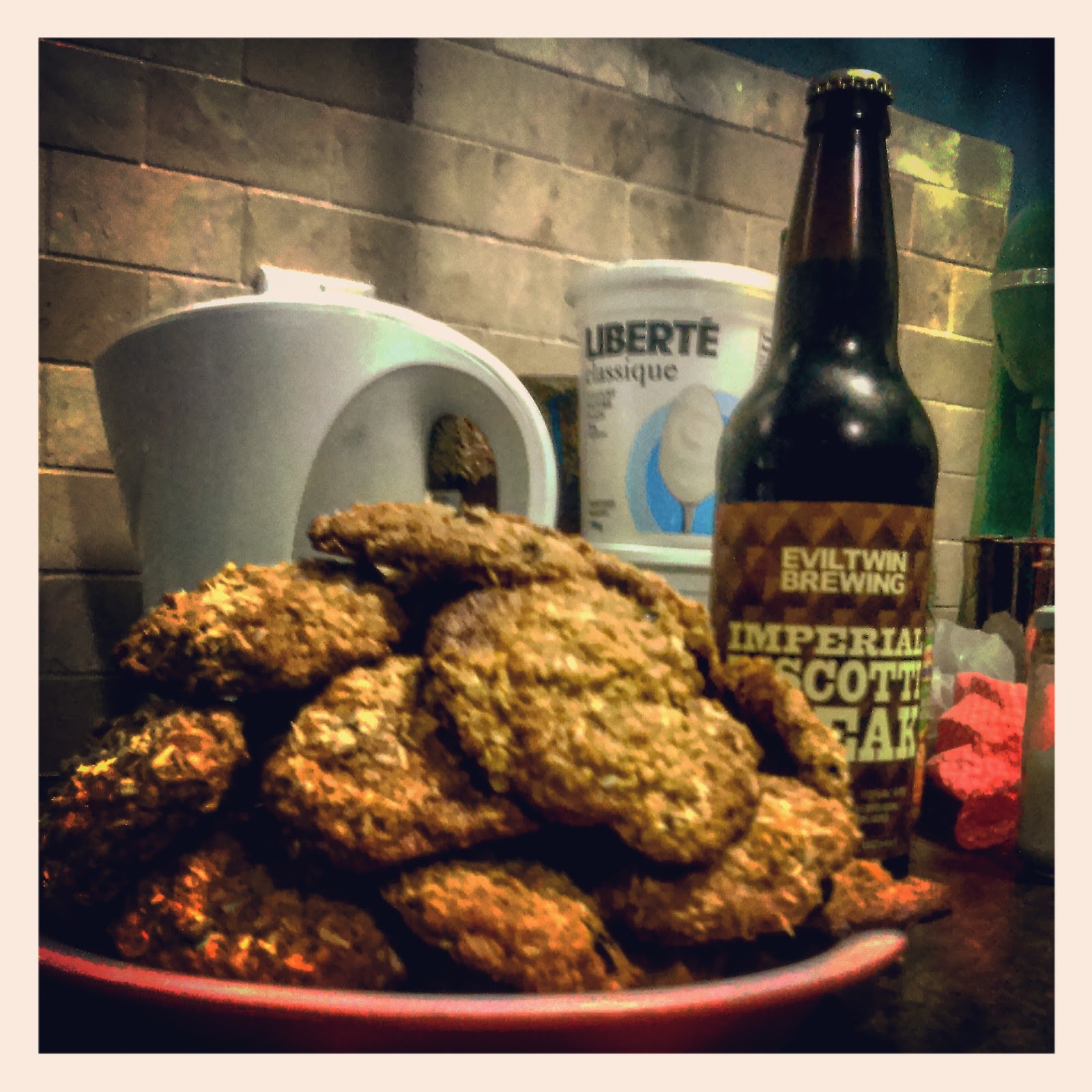 Beers with Peps Recipe Drunken Raisin, butterscotch and Oat Cookies