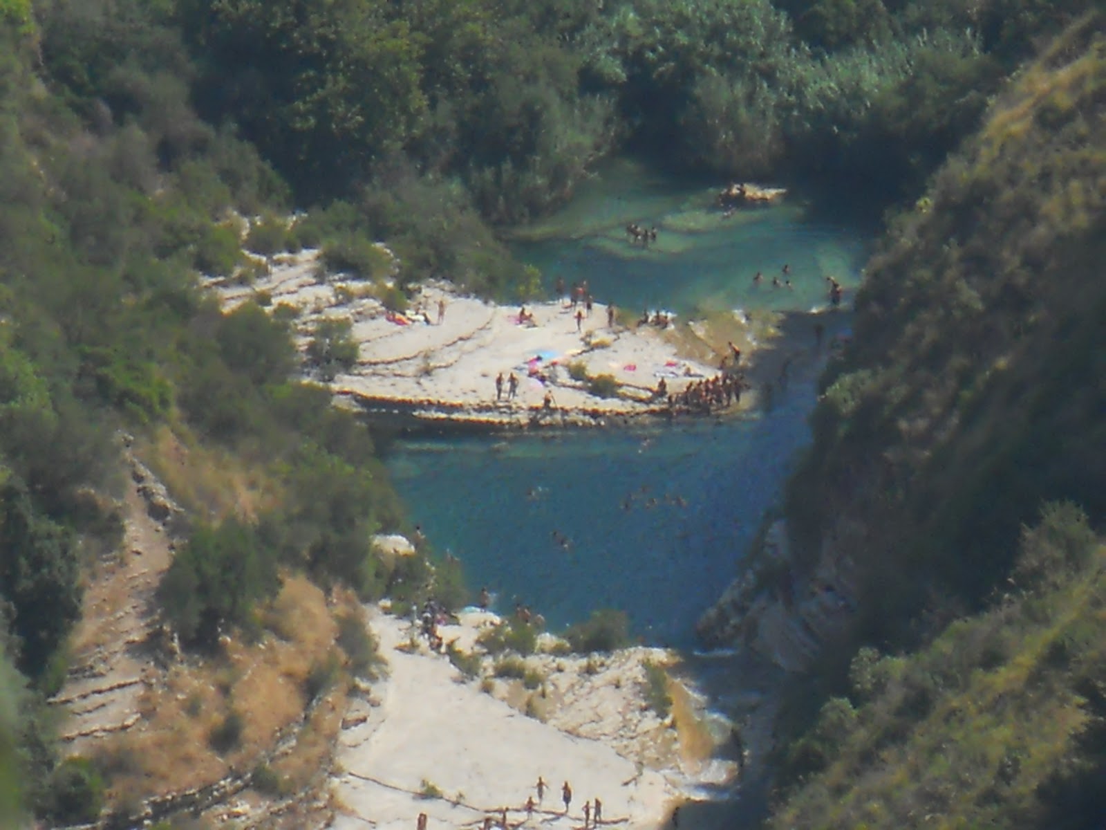 Little lakes and waterfalls in Avola Antica