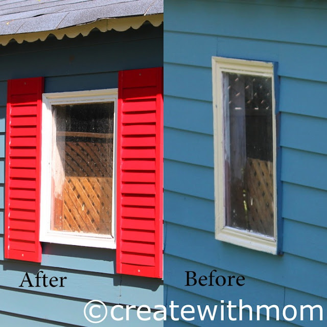 repurposing window shutters