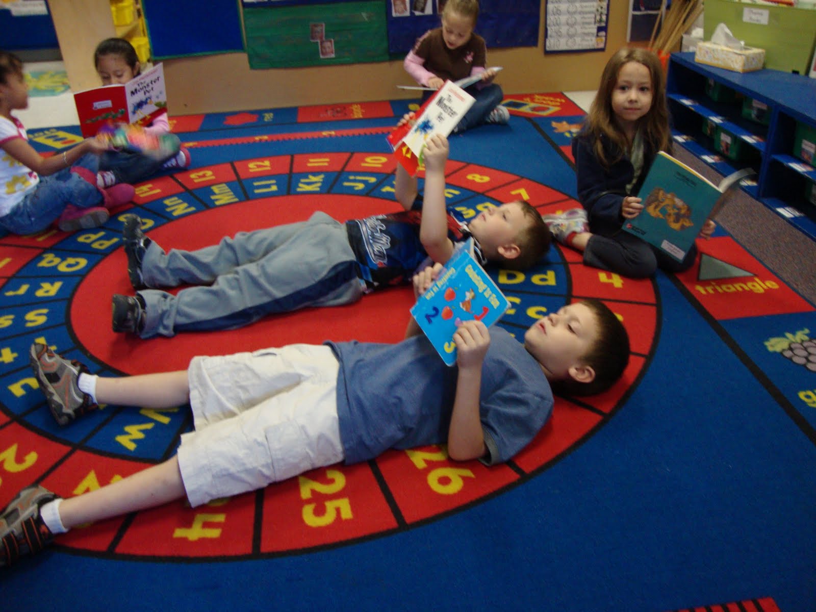 Children Sharing Books